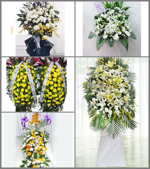 福建漳州龙文区朝阳镇登科村白事花篮预定